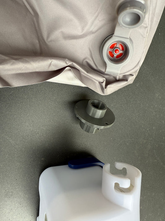 3D-Druckfile zum Gratis Runterladen: Adpater für das Aufblasventil der Marke RAB passend auf die EXPED Pumpen Widget und Mega Pump
