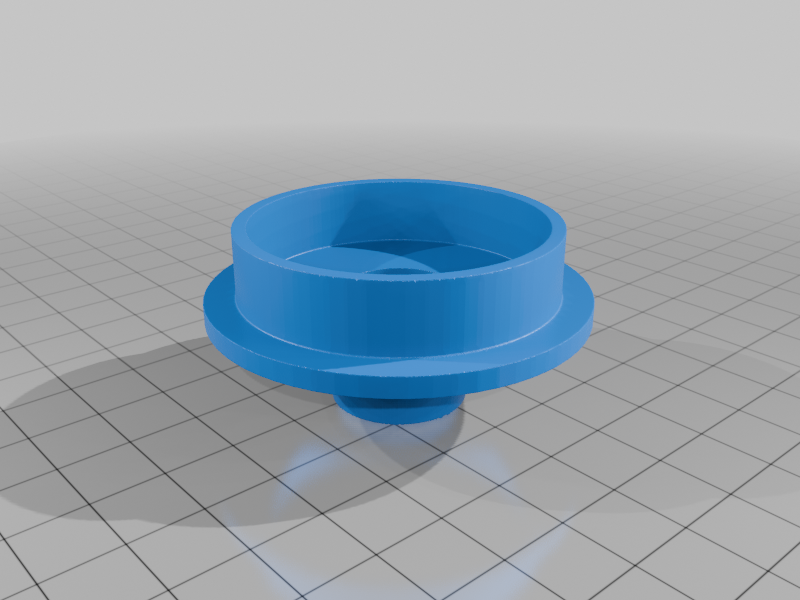 3D-Druckfile zum Gratis Runterladen: Ablass-Adapter für Ventile mit 42mm Aussendurchmesser mit EXPED's Mega Pump