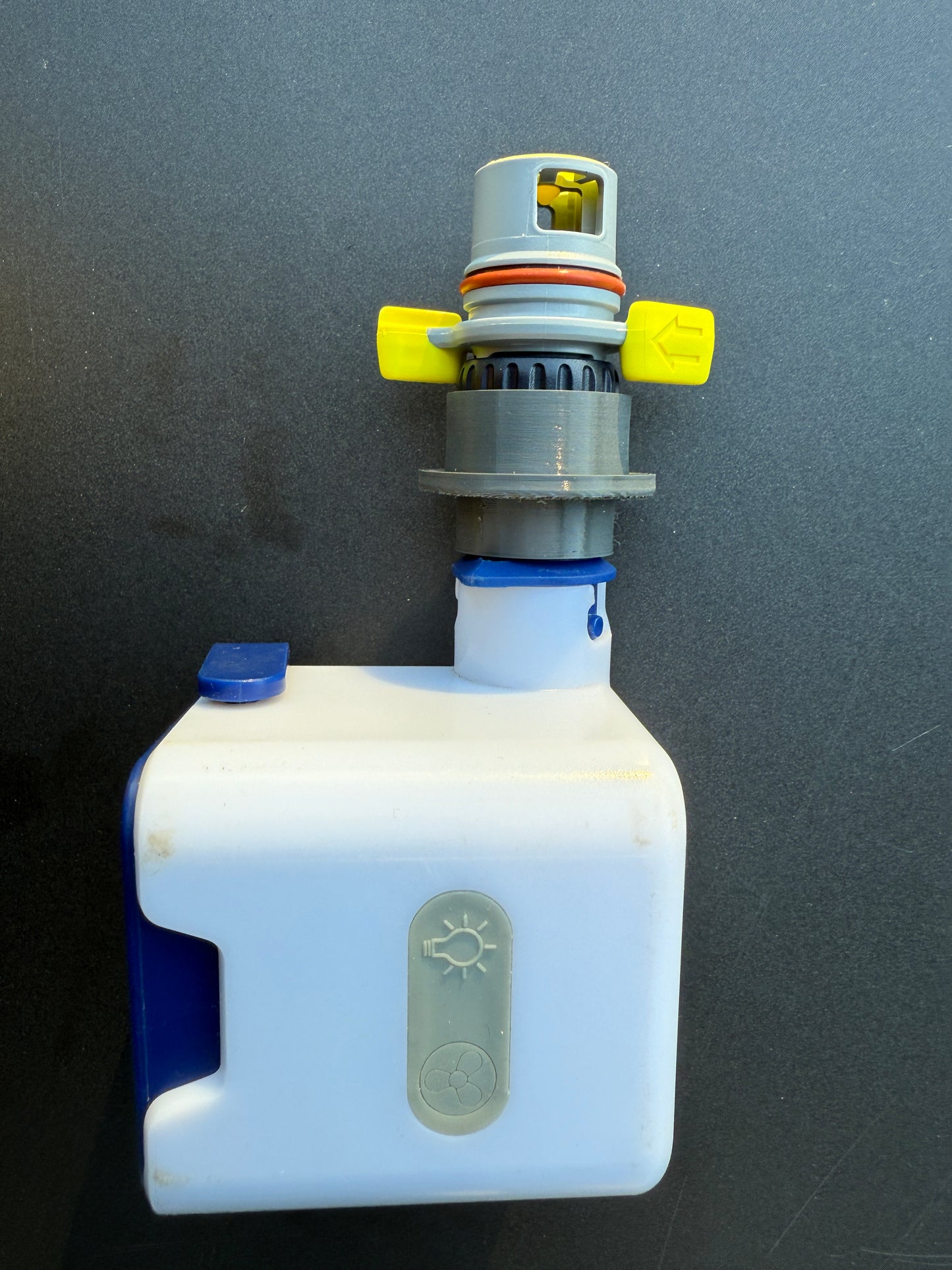 3D-Druckfile zum Gratis Runterladen: Adapter für das THERMAREST Winglock™-Ventil für den EXPED  Schnozzel Pumpbag und anderen EXPED-Pumpen