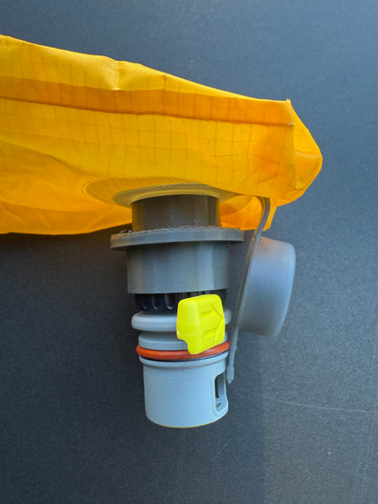 3D-Druckfile zum Gratis Runterladen: Adapter für das THERMAREST Winglock™-Ventil für den EXPED  Schnozzel Pumpbag und anderen EXPED-Pumpen