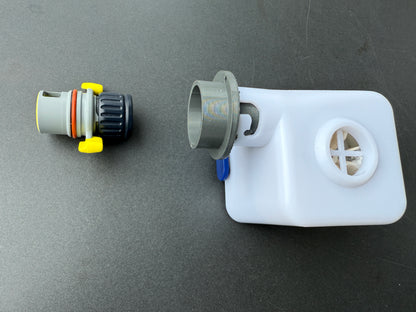 Inflationsadapter für das THERMAREST WingLock™-Ventil, passend für die Karabinerhalterung von Exped-Pumpen wie Widget und Megapump