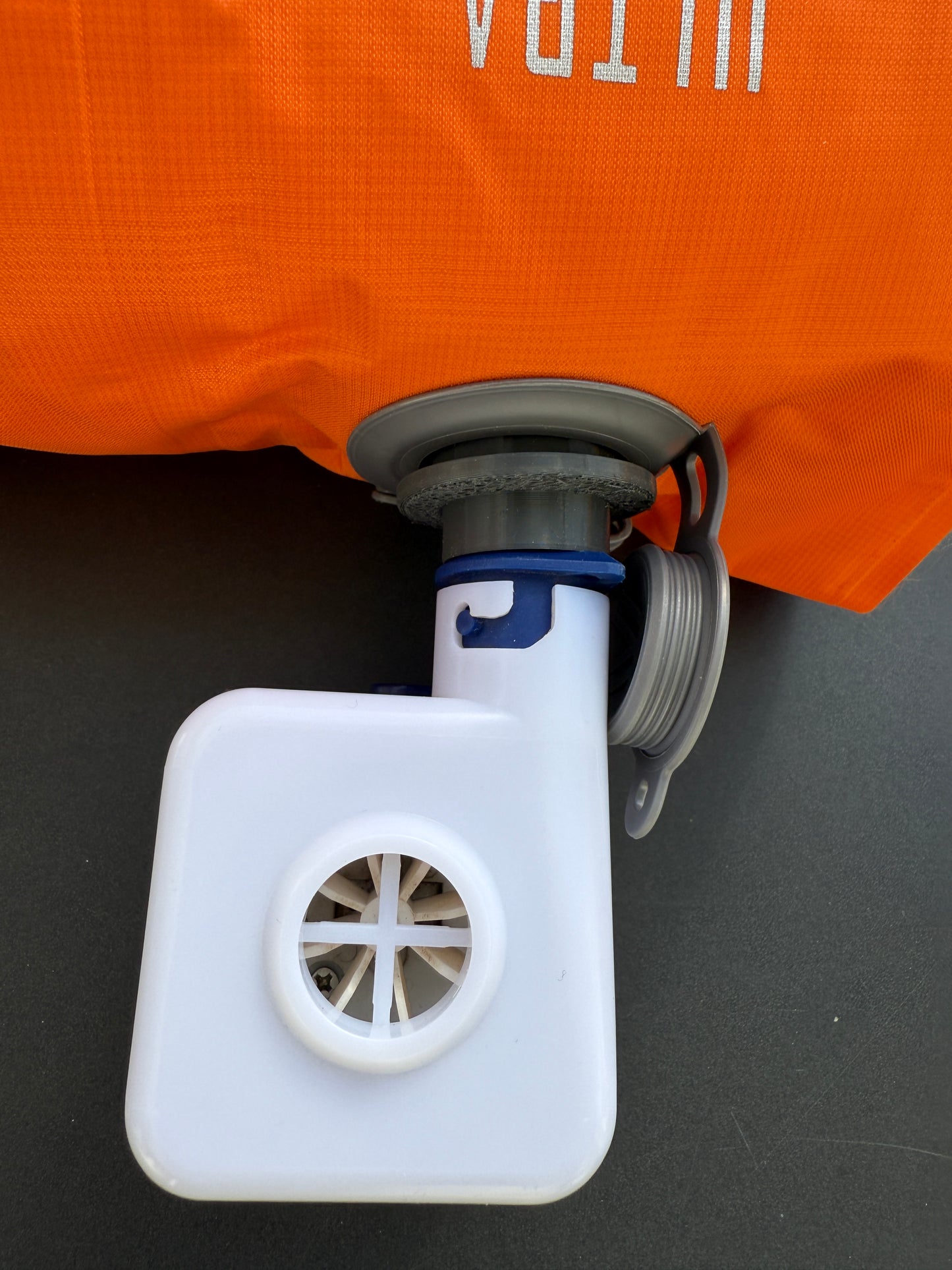 3D-Druckfile zum Gratis Runterladen: Aufsteckadapter für BIG AGNES-Ventile, der an den Schnozzel Pumpbag und andere EXPED-Pumpen angeschlossen werden kann