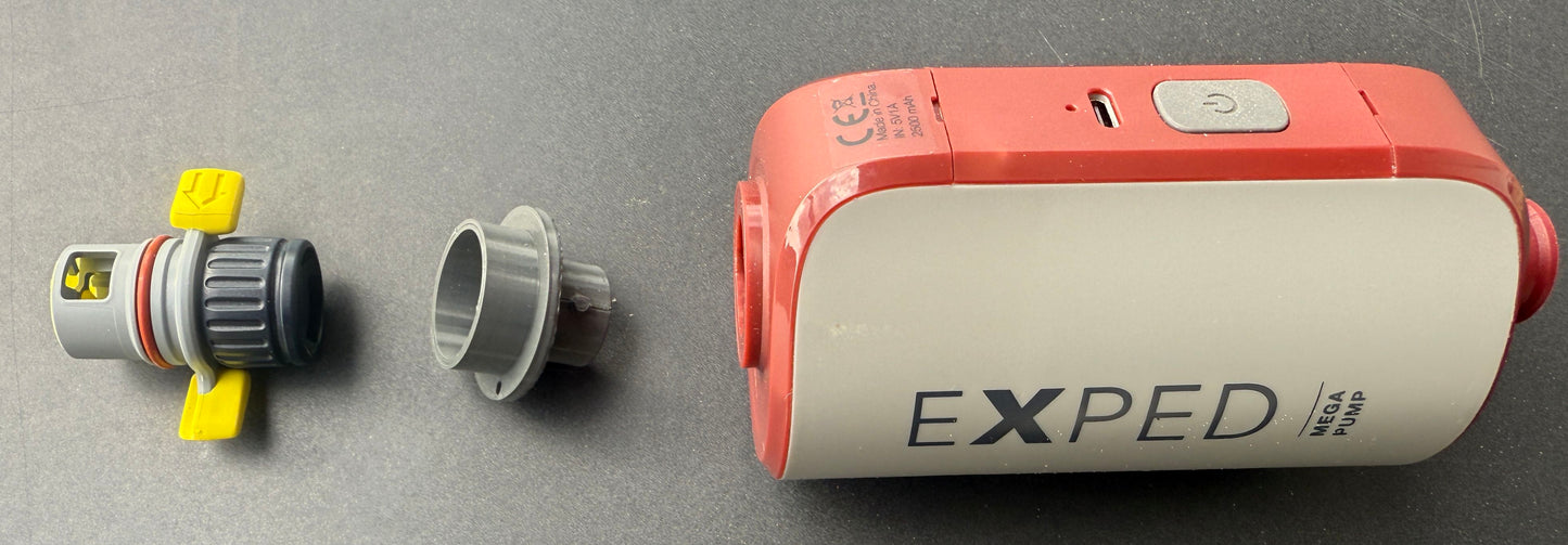 3D-Druckfile zum Gratis Runterladen: Ablass-Adapter für das Winglock-Ventil von THERMAREST zur Mega Pump von EXPED