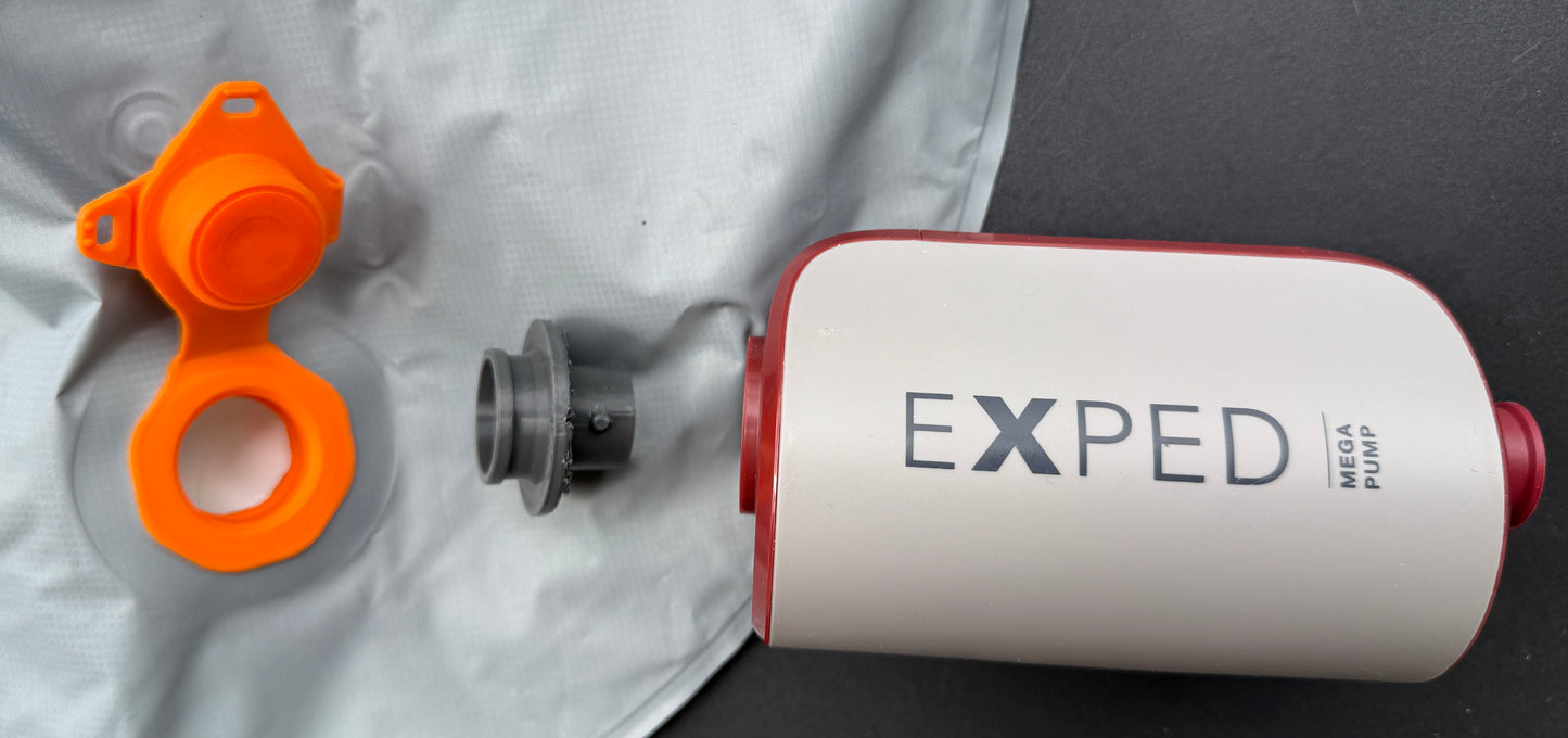 3D-Druckfile zum Gratis Runterladen: Adapter zum Ablassventil der Marke SEATOSUMMIT für EXPED's Mega Pump connecting to SEATOSUMMIT deflation valve