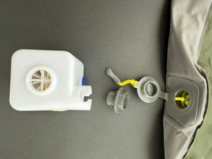 3D-Druckfile zum Gratis Runterladen: Adapter für die Aufblasventile von OUTWELL und ROBENS passend auf die  EXPED Pumpen Widget and Mega Pump