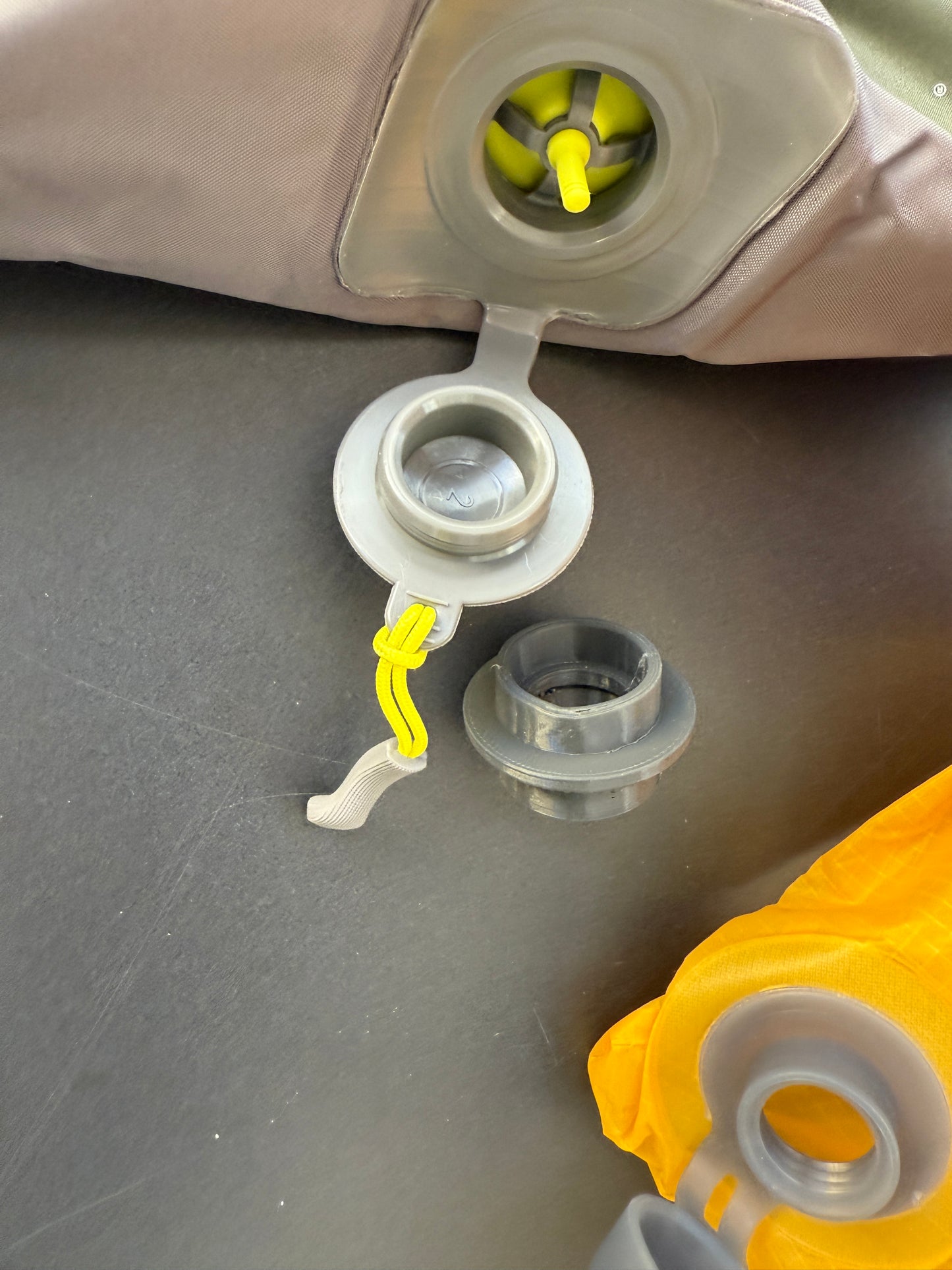 3D-Druckfile zum Gratis Runterladen: Adapter für das Ventil von OUTWELL und ROBENS zum EXPED - Schnozzel Pumpbag und andere EXPED Pumpen wie Mini Pump, Pillow Pump