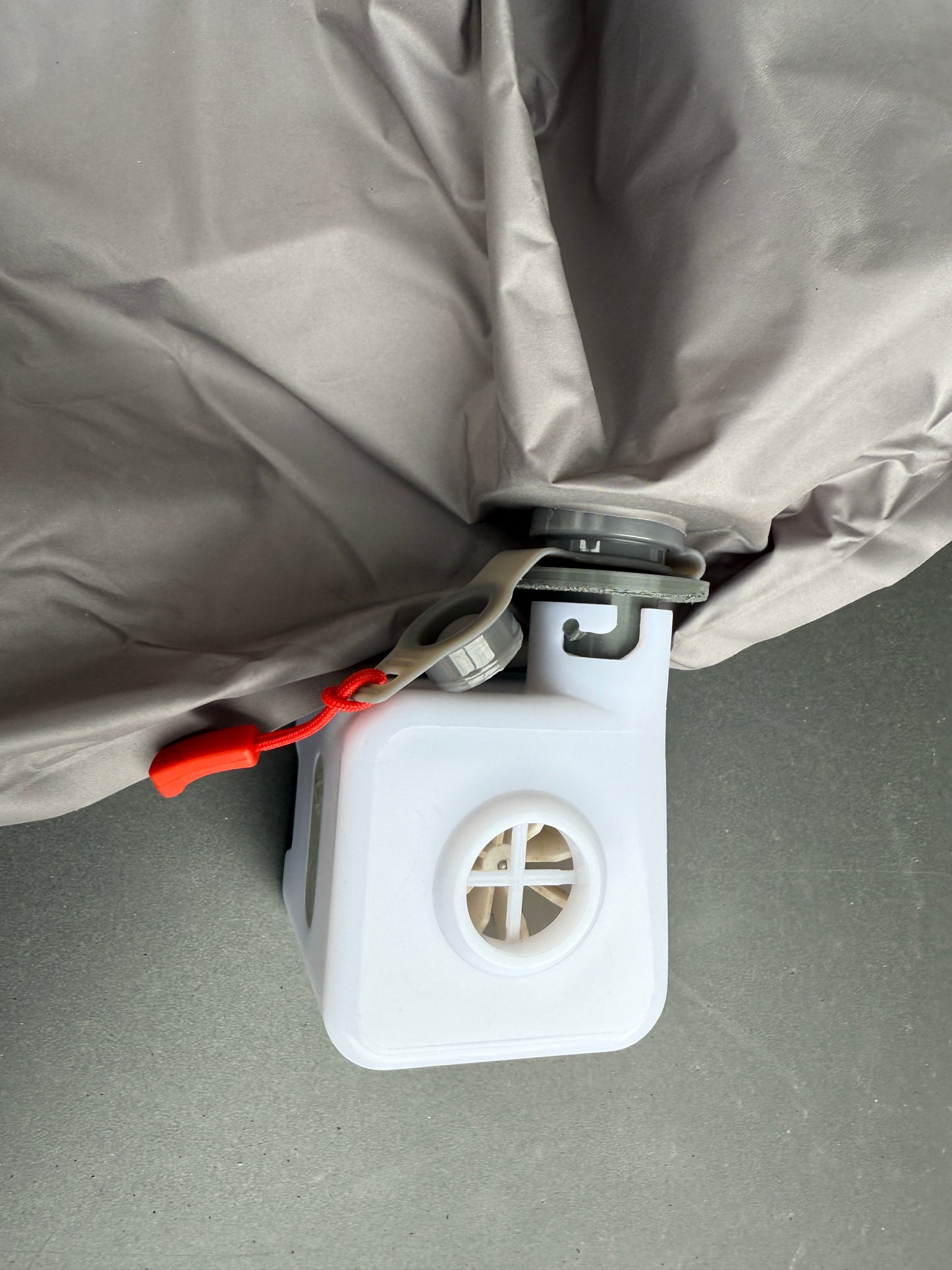 3D-Druckfile zum Gratis Runterladen: Adpater für das Aufblasventil der Marke RAB passend auf die EXPED Pumpen Widget und Mega Pump