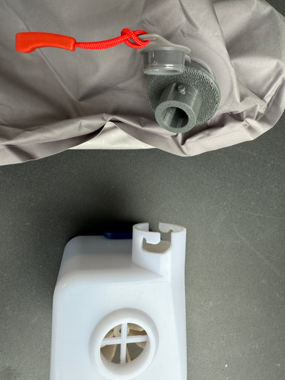 3D-Druckfile zum Gratis Runterladen: Adpater für das Aufblasventil der Marke RAB passend auf die EXPED Pumpen Widget und Mega Pump
