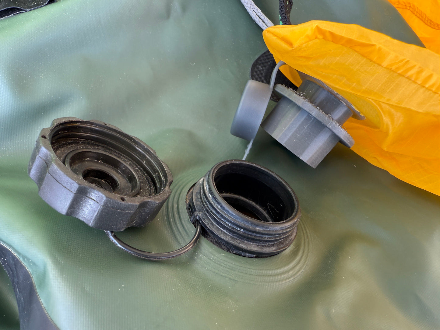 3D-Druckfile zum Gratis Runterladen: Adapter für das Aufblasventil der NORTIK-Packboote zum EXPED Schnozzel Pumpbag und anderen EXPED-Pumpen