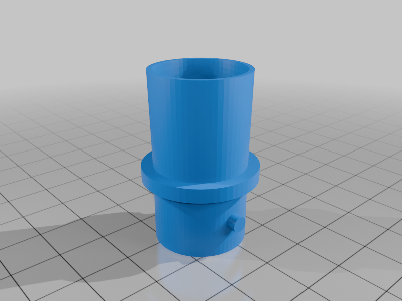 3D-Druckfile zum Gratis Runterladen: Adapter fürs klassische Ventil von THERMAREST  für den Karabinerverschluss von EXPED Pumpen