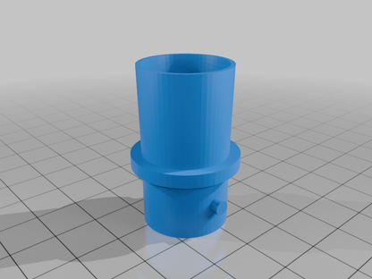 3D-Druckfile zum Gratis Runterladen: Adapter fürs klassische Ventil von THERMAREST  für den Karabinerverschluss von EXPED Pumpen