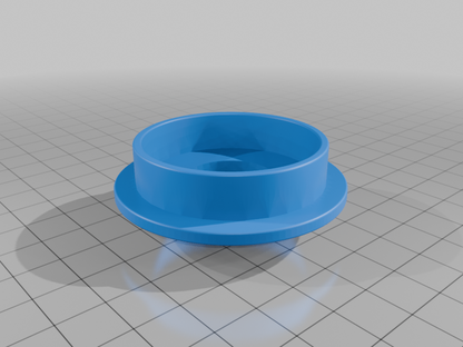 3D-Druckfile zum Gratis Runterladen: Adapter für Ventile mit 42mm Aussendurchmesser und innerer Dreh-Klappe zum EXPED's Schnozzel Pumpbag und anderen EXPED Pumpen