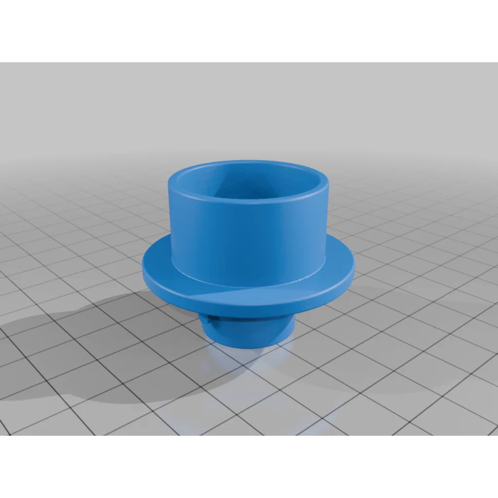 3D-Druckfile zum Gratis Runterladen: Adapter für das Aufblasventil des NORTIK Packboots sowie grossem Flachventil von KAIKIELLA, WECHSEL UND EXPED zur Karabinerfassung von Exped Mega Pump und Widget Pump
